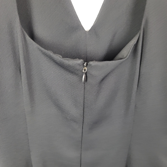 Vintage Georgiou Black Maxi Dress Size 8 - Picture 5 of 11